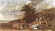 paulus potter Landscape with Shepherdess and Shepherd Playing Flute china oil painting artist